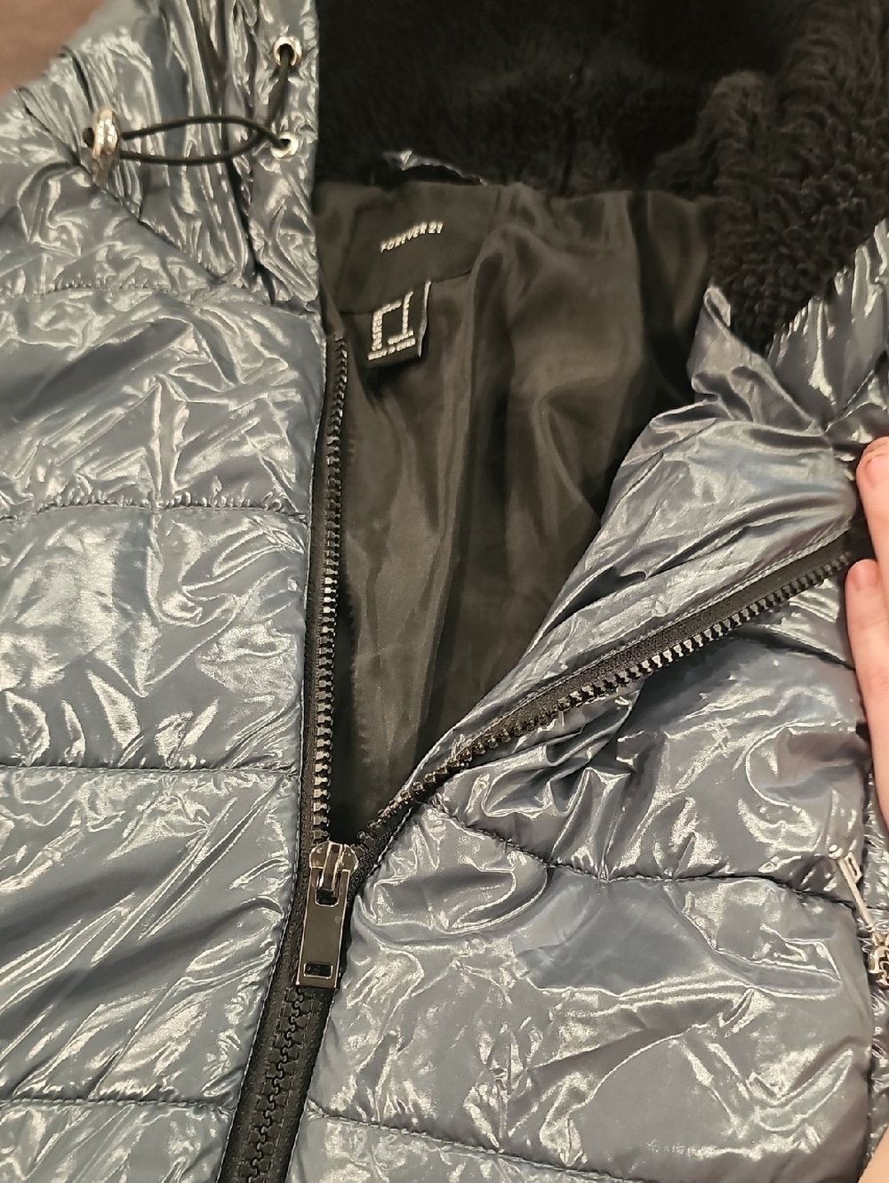 Black And Grey Forever 21 Jacket - Picture 5 of 9